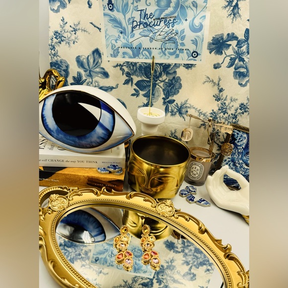 🆕 OSCAR DE LA RENTA 🧿 NWOT Lintzer Embellished Drop Earrings - Pastel Gemstone - Picture 2 of 14